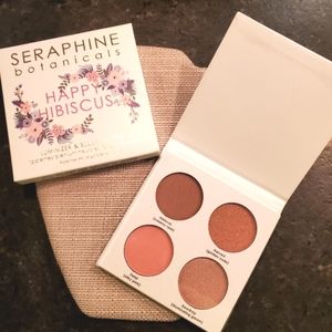Seraphine Botanicals Happy Hibiscus Luminizer & Blush Palette